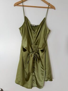 L'Academie | Dresses | Nwt Lacademie Revolve Marianna Ashleigh Cargo Mini  Dress Medium Olive Military | Poshmark